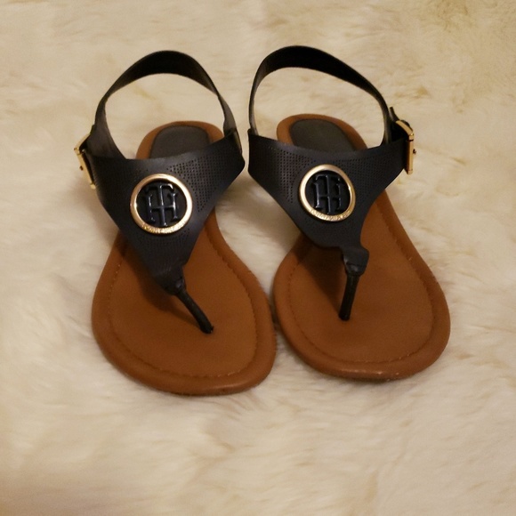 Tommy Hilfiger Shoes - Tommy Hilfiger Navy Blue Buckle Sandals